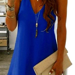 Blue dress